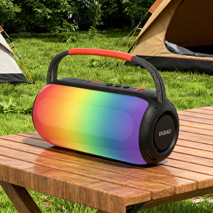 Bärbar Bluetooth-högtalare Dudao Y21, 2 x 5W, TWS, RGB, Svart