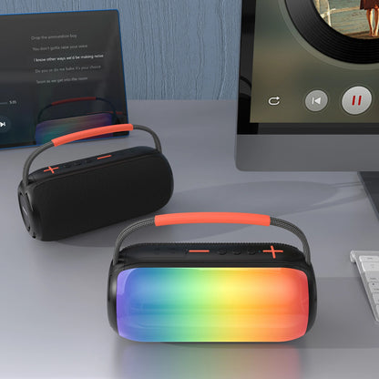 Bärbar Bluetooth-högtalare Dudao Y21, 2 x 5W, TWS, RGB, Svart
