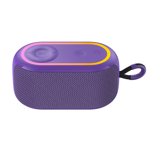Bärbar Bluetooth-högtalare HAVIT SK809BT, 7W, RGB, Vattentät, Lila