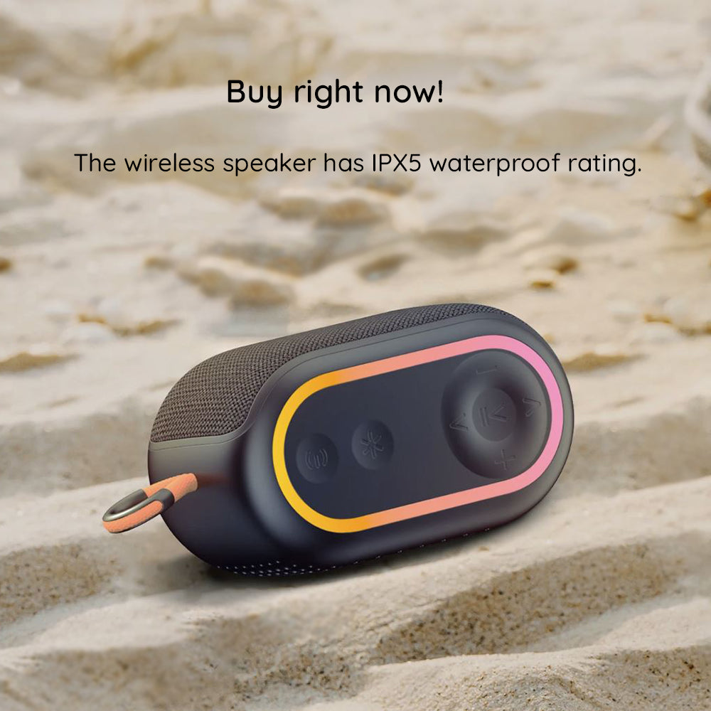 Bärbar Bluetooth-högtalare HAVIT SK809BT, 7W, RGB, Vattentät, Lila