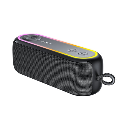 Bärbar Bluetooth-högtalare HAVIT SK810BT, 7W, RGB, Vattentät, Svart