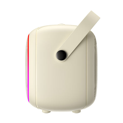Bärbar Bluetooth-högtalare HAVIT SK818BT Karaoke, 5W, RGB, Vattentät, Beige