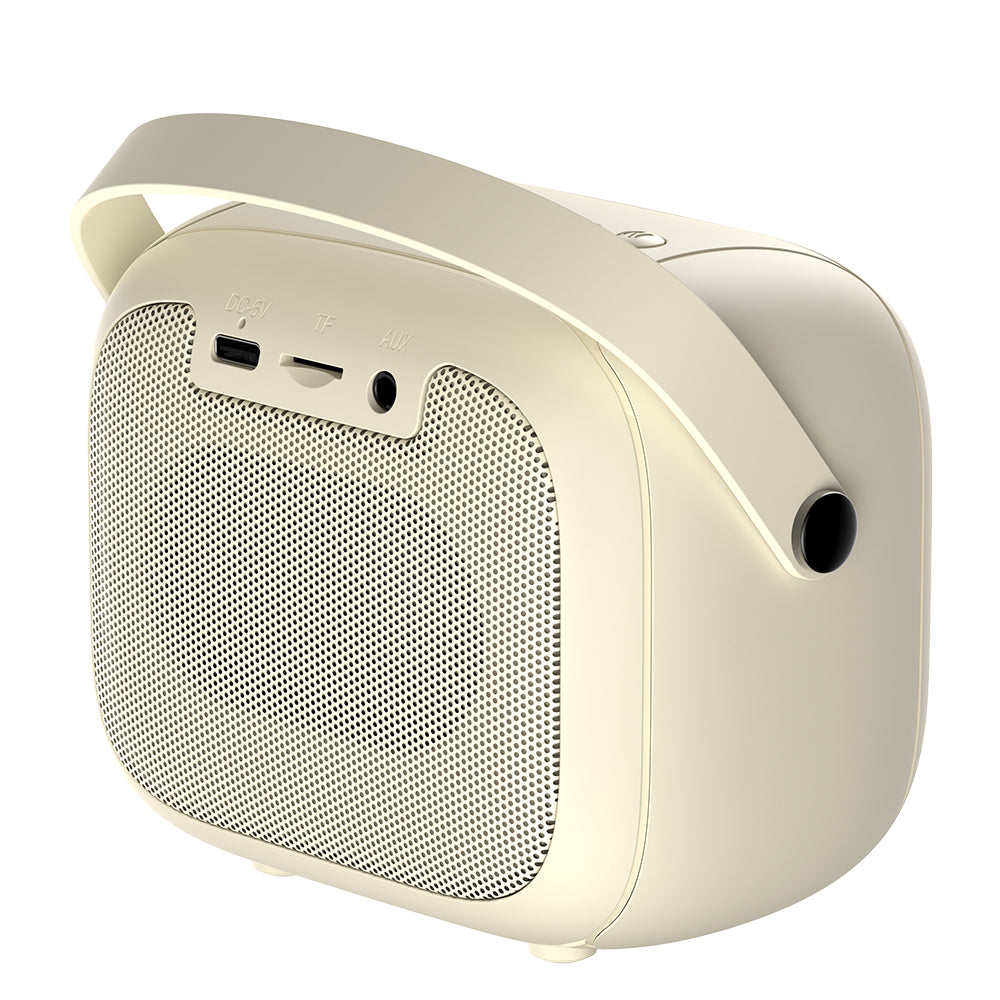 Bärbar Bluetooth-högtalare HAVIT SK818BT Karaoke, 5W, RGB, Vattentät, Beige