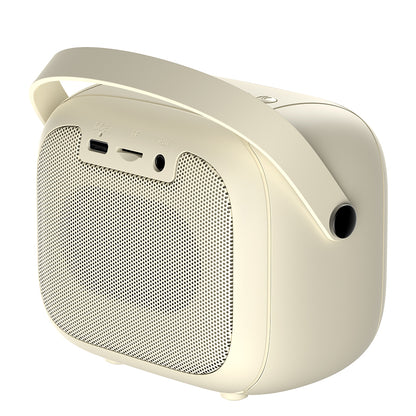 Bärbar Bluetooth-högtalare HAVIT SK818BT Karaoke, 5W, RGB, Vattentät, Beige