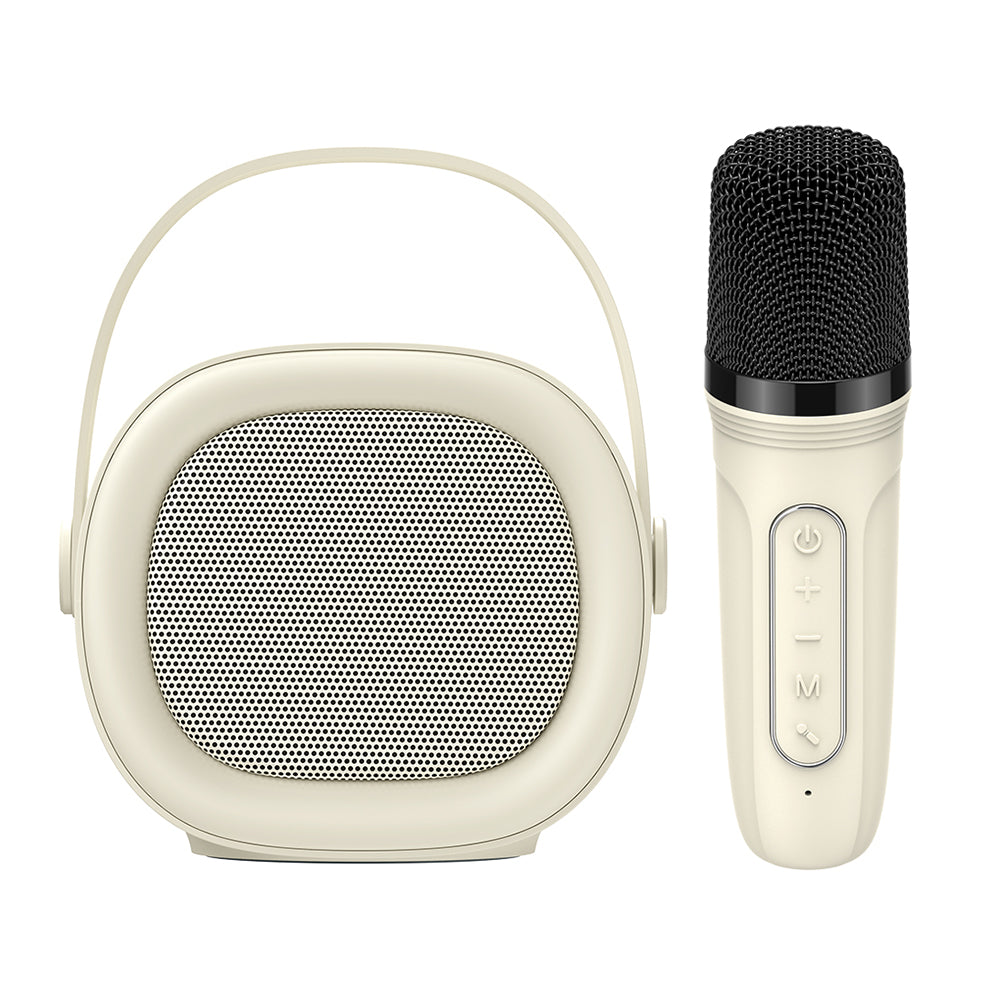 Bärbar Bluetooth-högtalare HAVIT SK819BT Karaoke, 5W, Beige