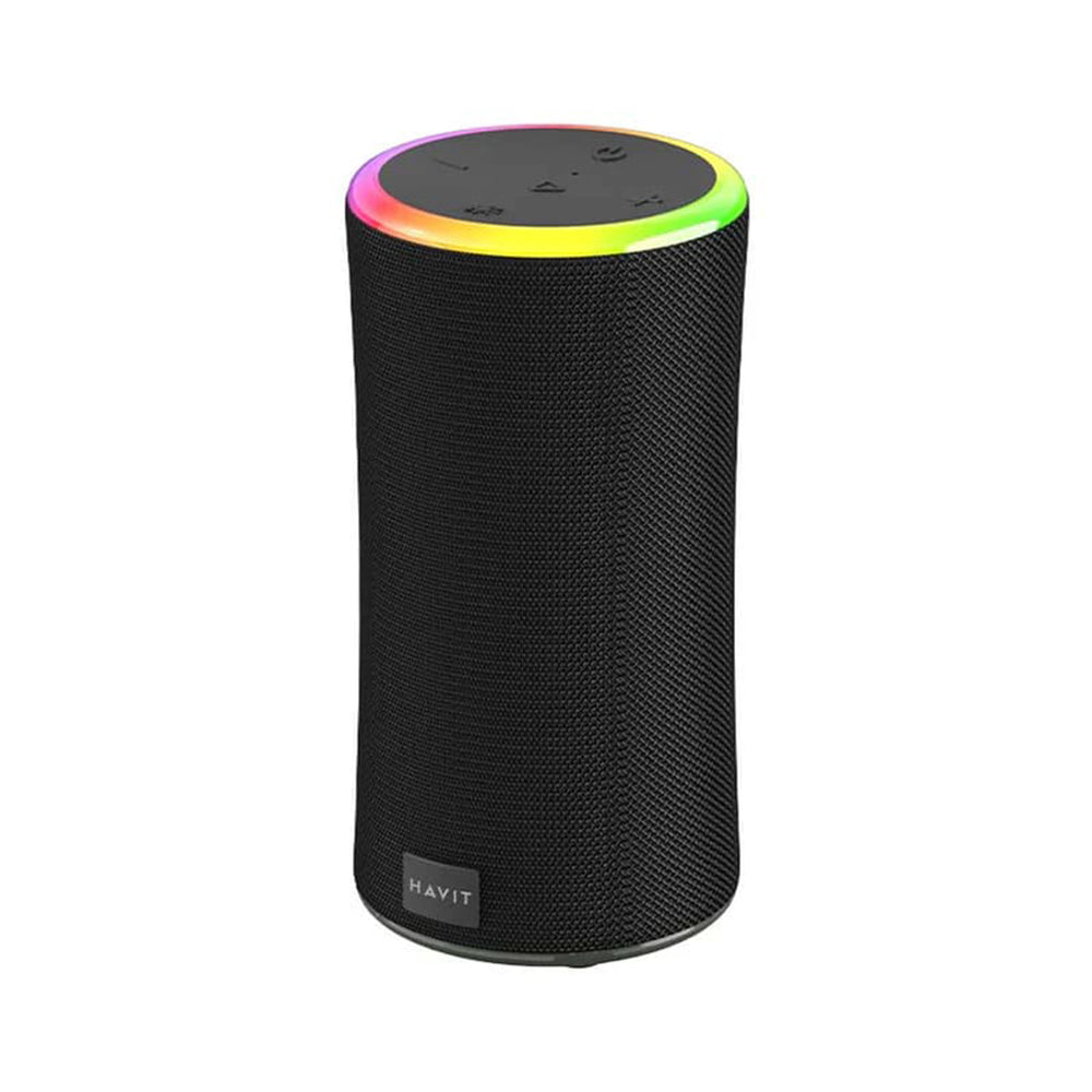 Bärbar Bluetooth-högtalare HAVIT SK833BT, 2 x 10W, RGB, Vattentät, Svart