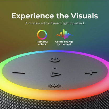 Bärbar Bluetooth-högtalare HAVIT SK833BT, 2 x 10W, RGB, Vattentät, Svart