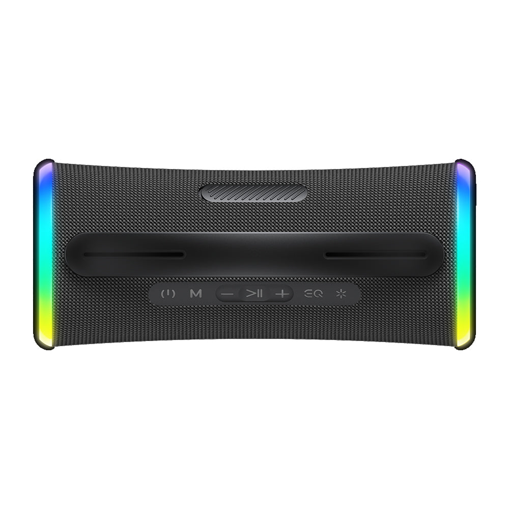 Bärbar Bluetooth-högtalare HAVIT SK834BT, 2 x 5W, RGB, Vattentät, Svart