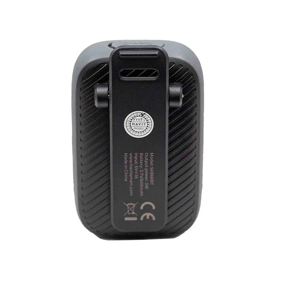 Bärbar Bluetooth-högtalare HAVIT SK868BT, 5W, Vattentät, Svart