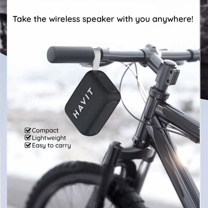 Bärbar Bluetooth-högtalare HAVIT SK874BT, 8W, Vattentät, Svart