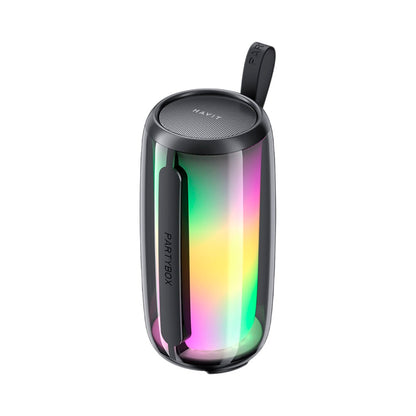 Bärbar Bluetooth-högtalare HAVIT SK879BT, 8W, RGB, Vattentät, Svart