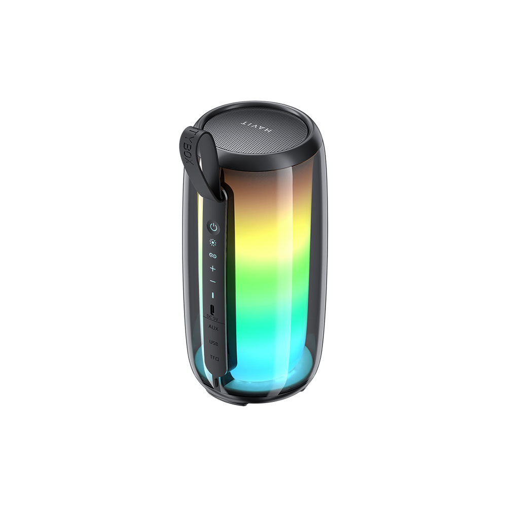 Bärbar Bluetooth-högtalare HAVIT SK879BT, 8W, RGB, Vattentät, Svart