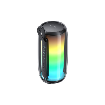 Bärbar Bluetooth-högtalare HAVIT SK879BT, 8W, RGB, Vattentät, Svart