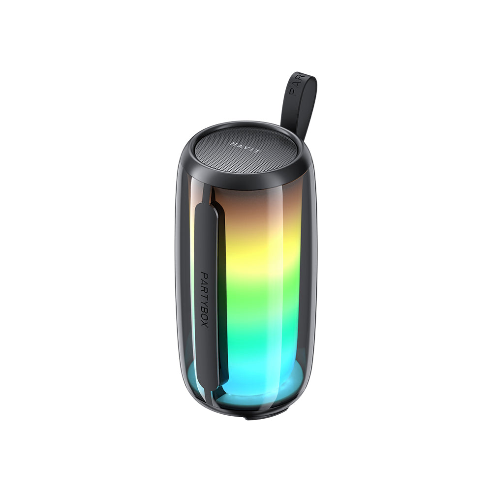 Bärbar Bluetooth-högtalare HAVIT SK879BT, 8W, RGB, Vattentät, Svart