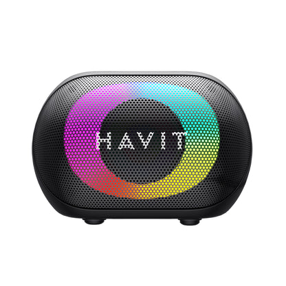 Bärbar Bluetooth-högtalare HAVIT SK885BT, 8W, RGB, Vattentät, Svart