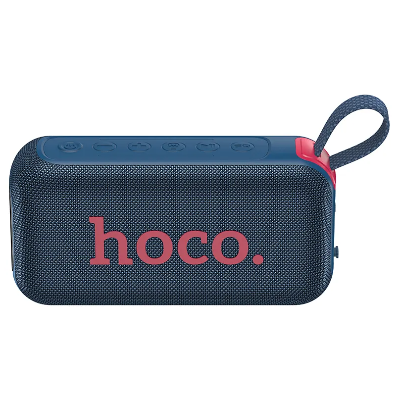 Bärbar Bluetooth-högtalare HOCO HC32, 2 x 10W, TWS, RGB, Marinblå
