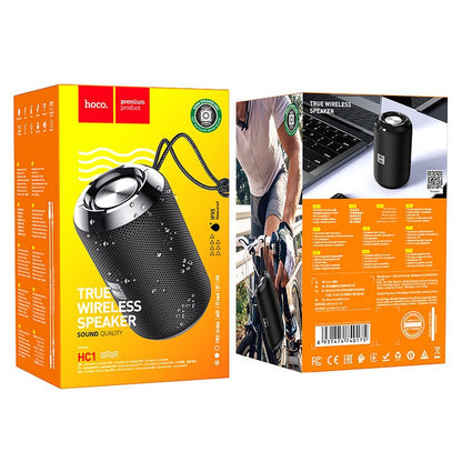 Bärbar Bluetooth-högtalare HOCO HC1, 5W, TWS, Vattentät, Svart