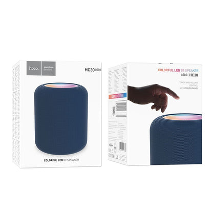 Bärbar Bluetooth-högtalare HOCO HC30, 5W, TWS, RGB, Blå