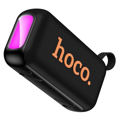 Bärbar Bluetooth-högtalare HOCO HC32, 2 x 10W, TWS, RGB, Svart