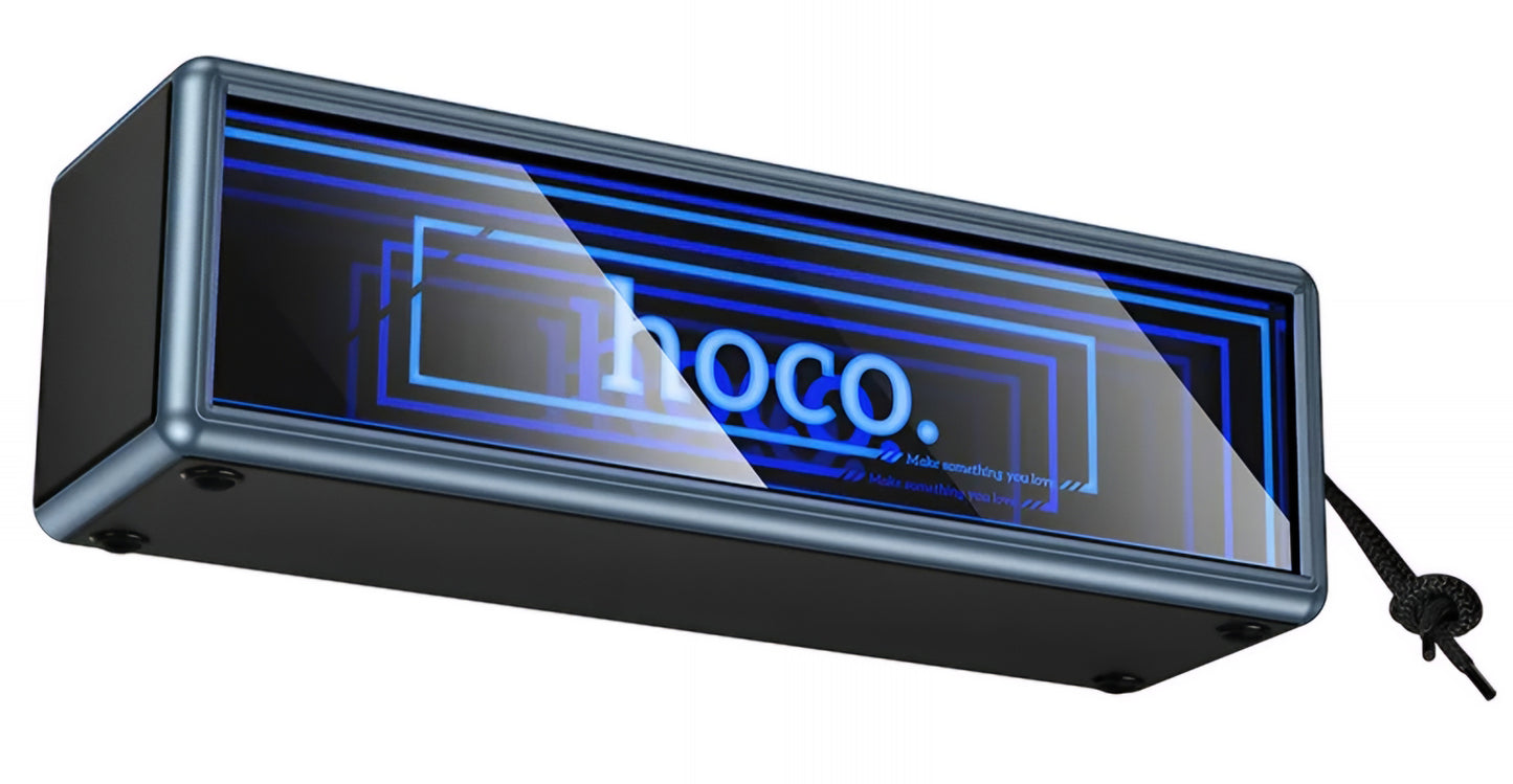 Bärbar Bluetooth-högtalare HOCO HC40, 2 x 10W, TWS, RGB, Svart