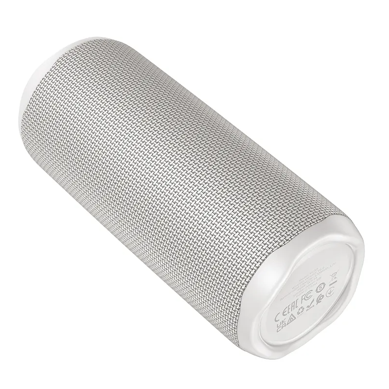 Bärbar Bluetooth-högtalare HOCO HC50, 8W, TWS, RGB, Vattentät, Vit