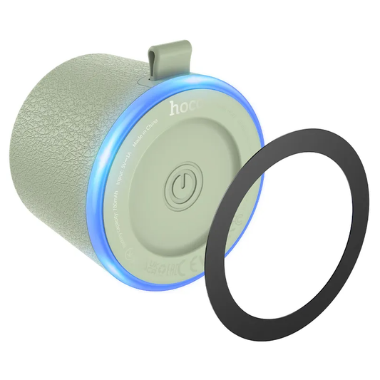 Bärbar Bluetooth-högtalare HOCO HC49 Mini Magnetic, 8W, TWS, Grön
