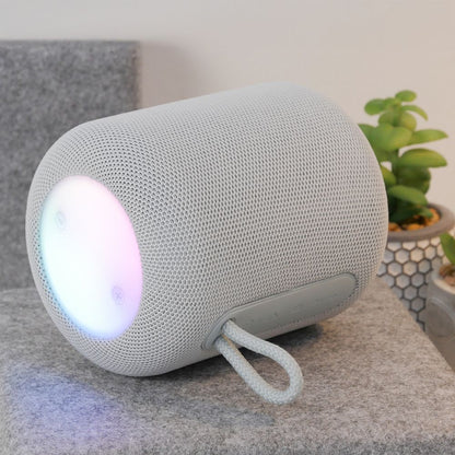 Bärbar Bluetooth-högtalare HOCO HC30, 5W, TWS, RGB, Grå