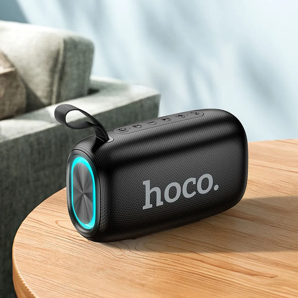 Bärbar Bluetooth-högtalare HOCO HC25, 2 x 10W, TWS, Svart