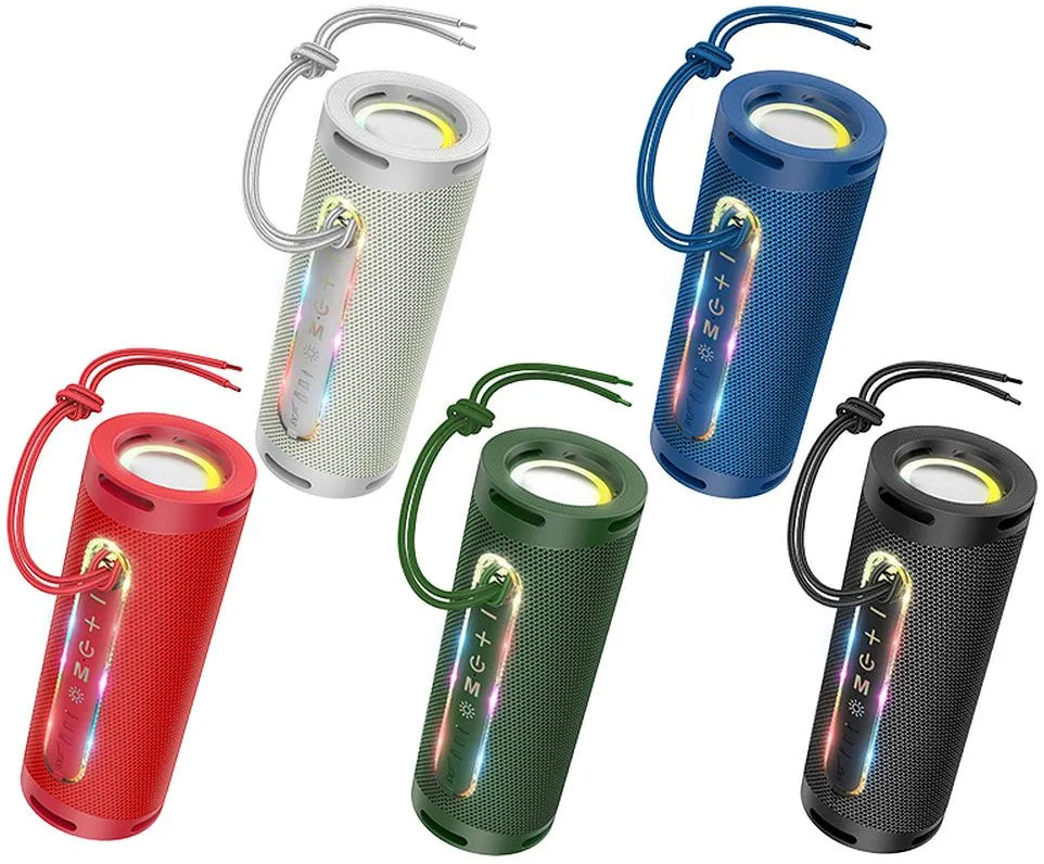 Bärbar Bluetooth-högtalare HOCO HC9 Dazzling Pulse Sports, 10W, TWS, RGB, Blå