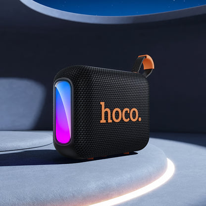 Bärbar Bluetooth-högtalare HOCO HC31, 10W, TWS, RGB, Vattentät, Svart