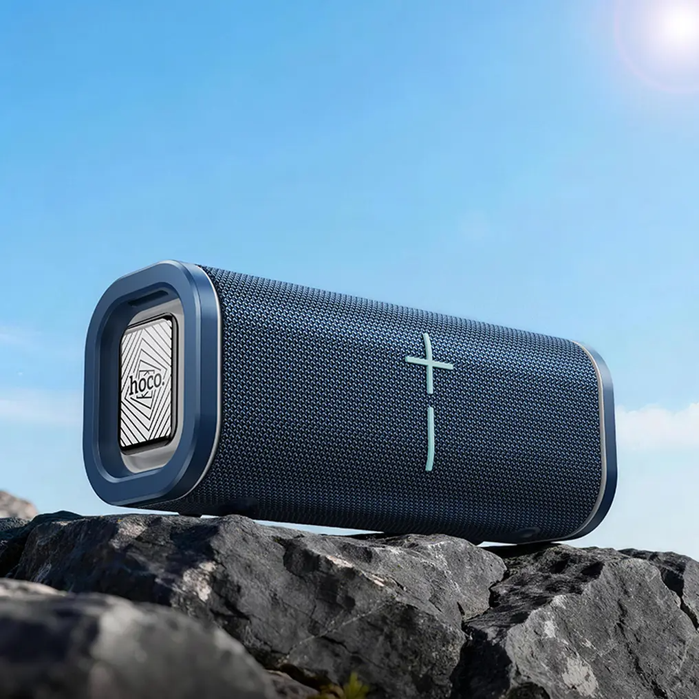 Bärbar Bluetooth-högtalare HOCO HC51, 30W, TWS, RGB, Blå