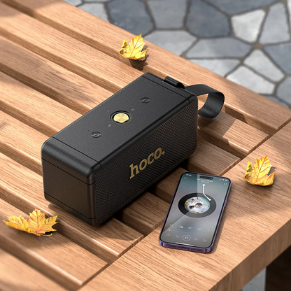 Bärbar Bluetooth-högtalare HOCO HT1 Max, 2 x 20W, TWS, Svart