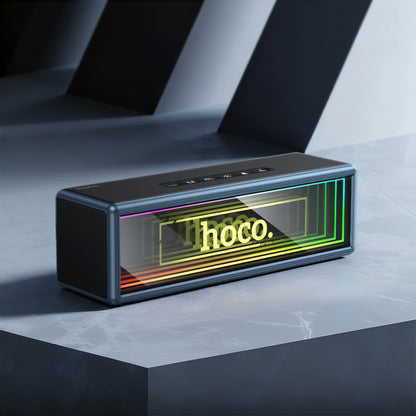 Bärbar Bluetooth-högtalare HOCO HC40, 2 x 10W, TWS, RGB, Svart