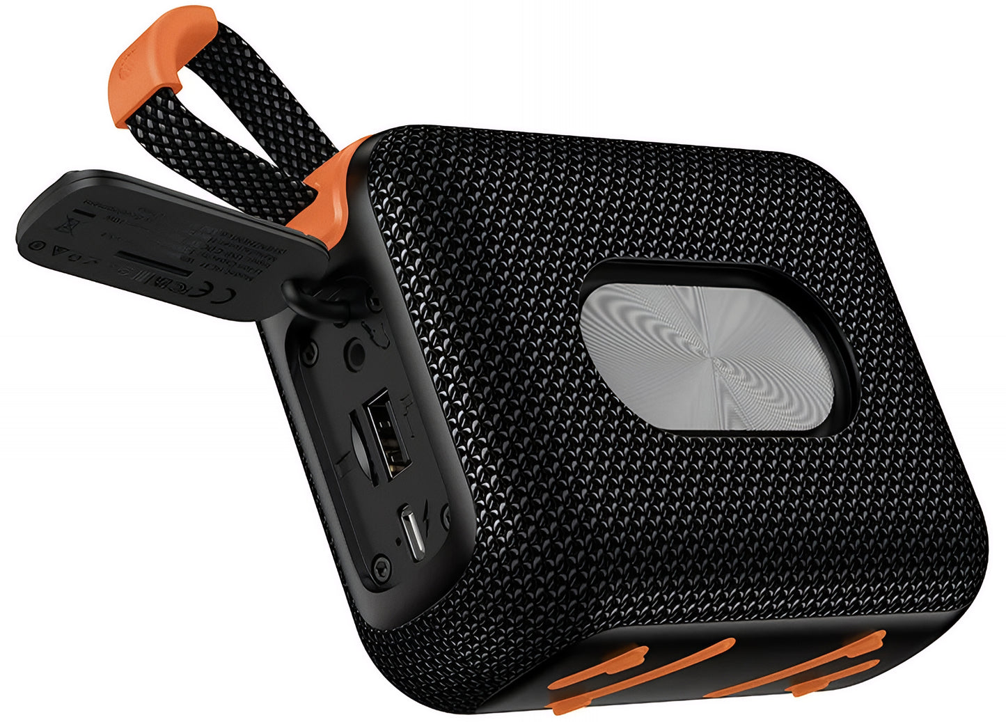 Bärbar Bluetooth-högtalare HOCO HC31, 10W, TWS, RGB, Vattentät, Svart