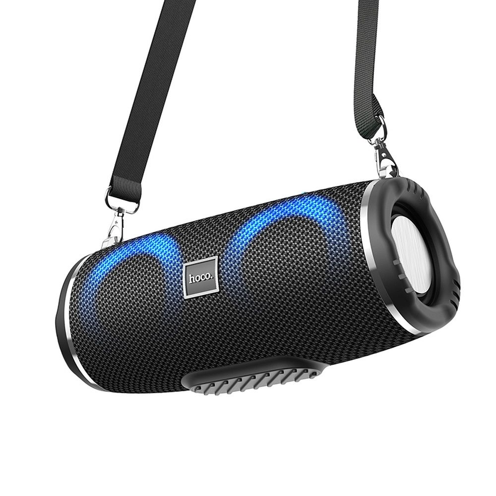 Bärbar Bluetooth-högtalare HOCO HC12, 10W, RGB, Vattentät, Svart