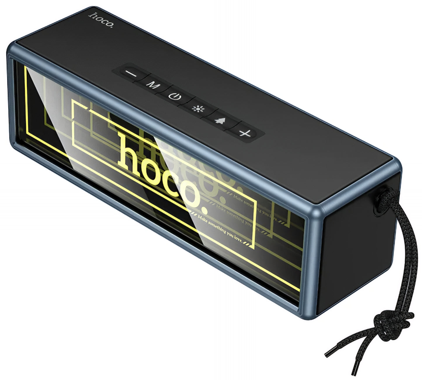 Bärbar Bluetooth-högtalare HOCO HC40, 2 x 10W, TWS, RGB, Svart