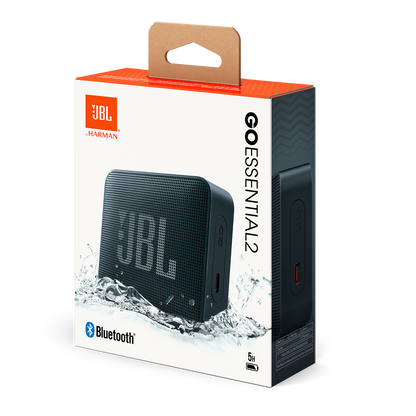 Bärbar Bluetooth-högtalare JBL Go Essential 2, 3.1W, Pro Sound, Vattentät, Svart JBLGOES2BLKCN