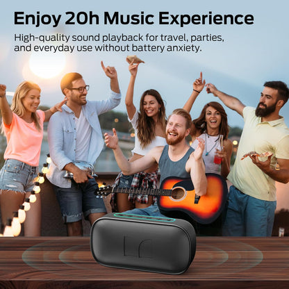 Portable Bluetooth Speaker Monster S150, 14W, TWS, RGB, Waterproof, Black