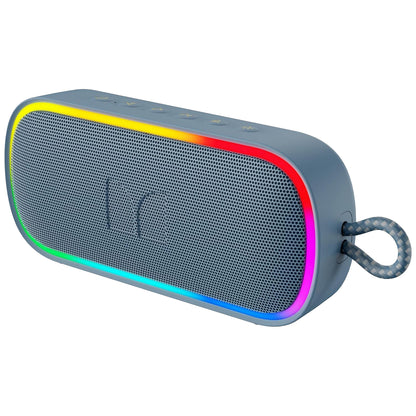 Monster S150 Plus bärbar Bluetooth-högtalare, 40W, TWS, RGB, vattentät, blå