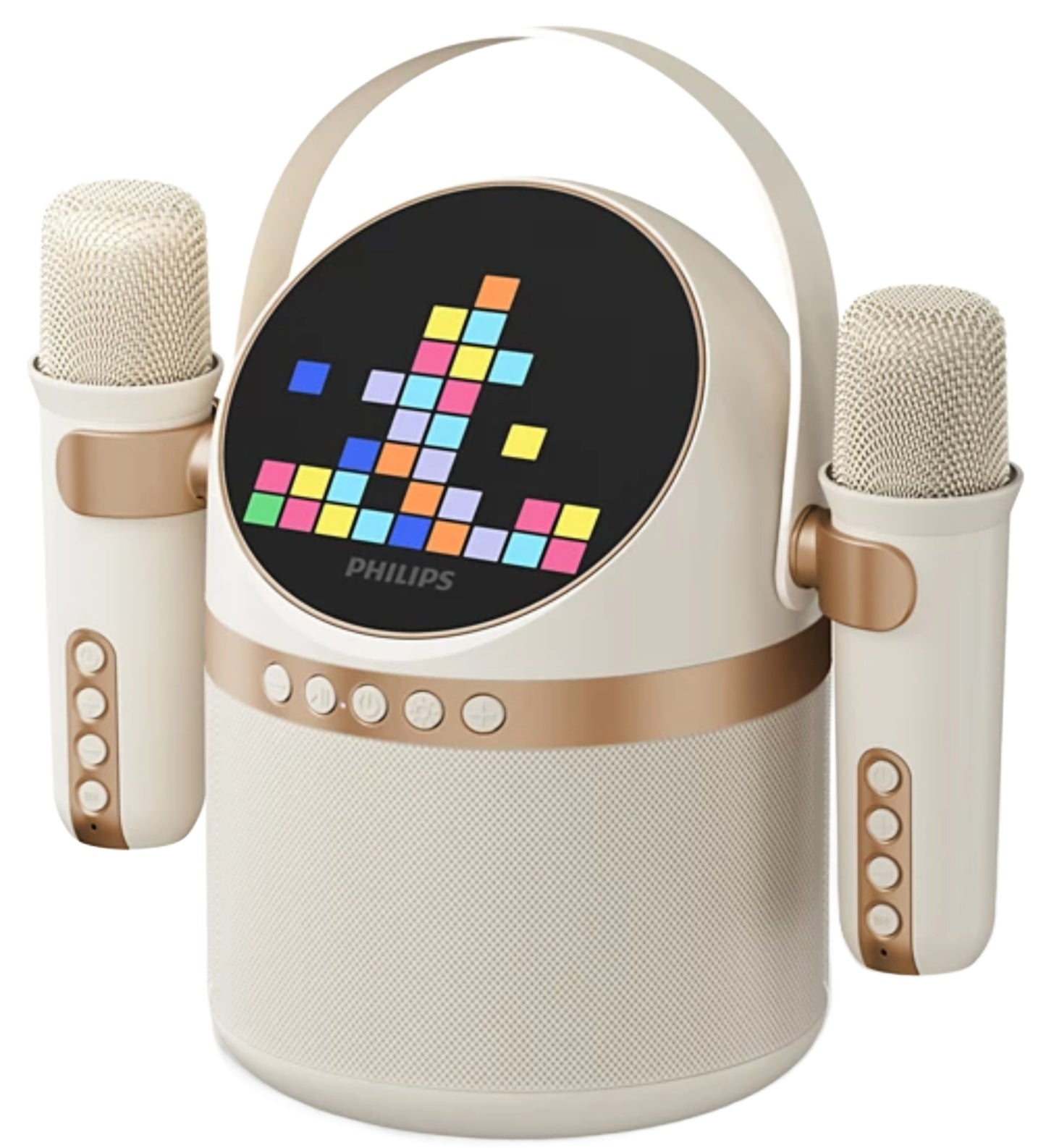 Philips Bärbar Bluetooth-högtalare, 10W, Karaoke, Beige TAS2509WT/00