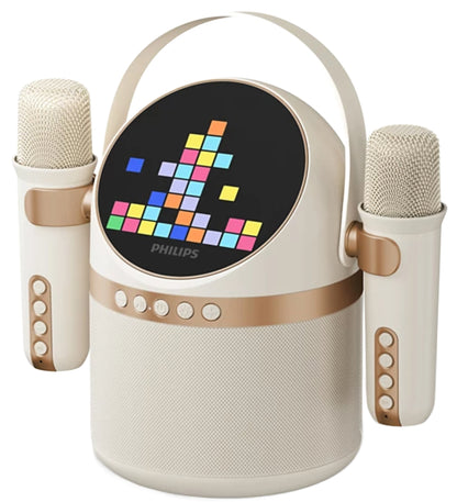 Philips Bärbar Bluetooth-högtalare, 10W, Karaoke, Beige TAS2509WT/00