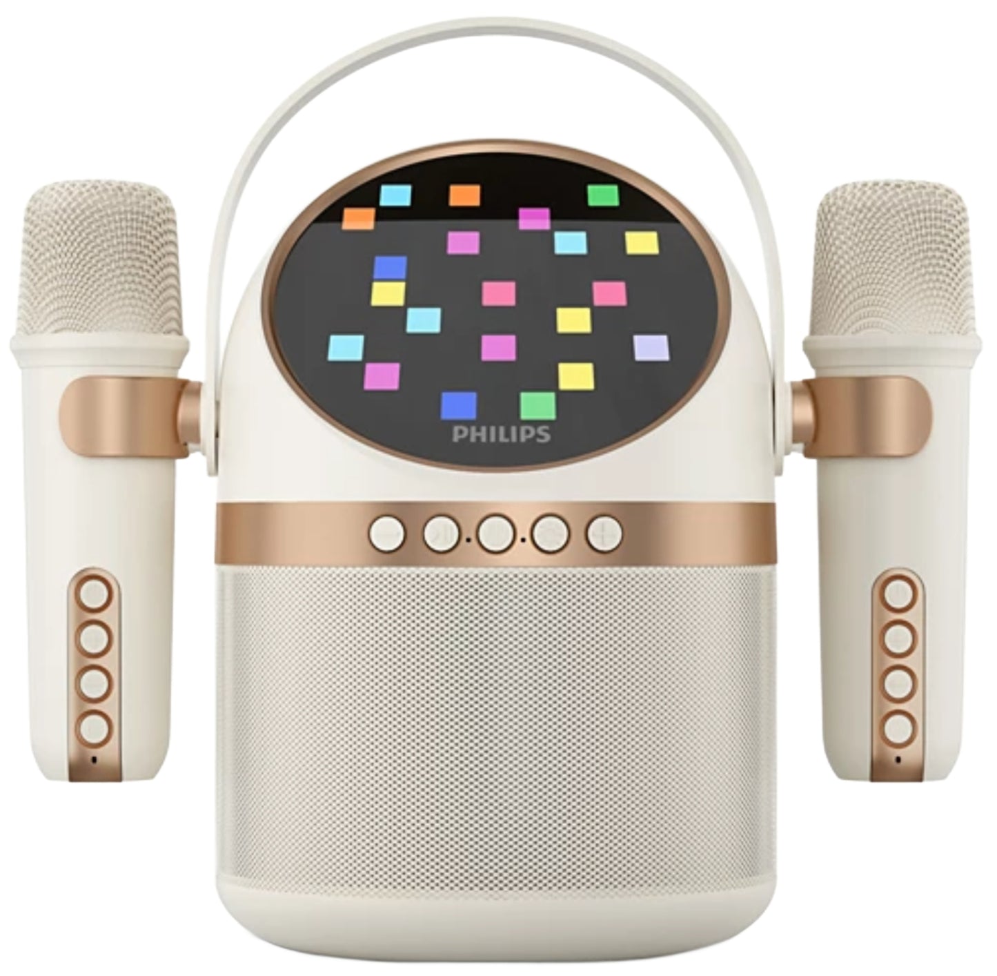 Philips Bärbar Bluetooth-högtalare, 10W, Karaoke, Beige TAS2509WT/00