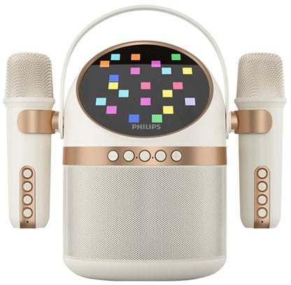 Philips Bärbar Bluetooth-högtalare, 10W, Karaoke, Beige TAS2509WT/00