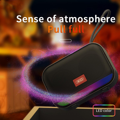 Bärbar Bluetooth-högtalare XO Design F66, 5W, RGB, Svart