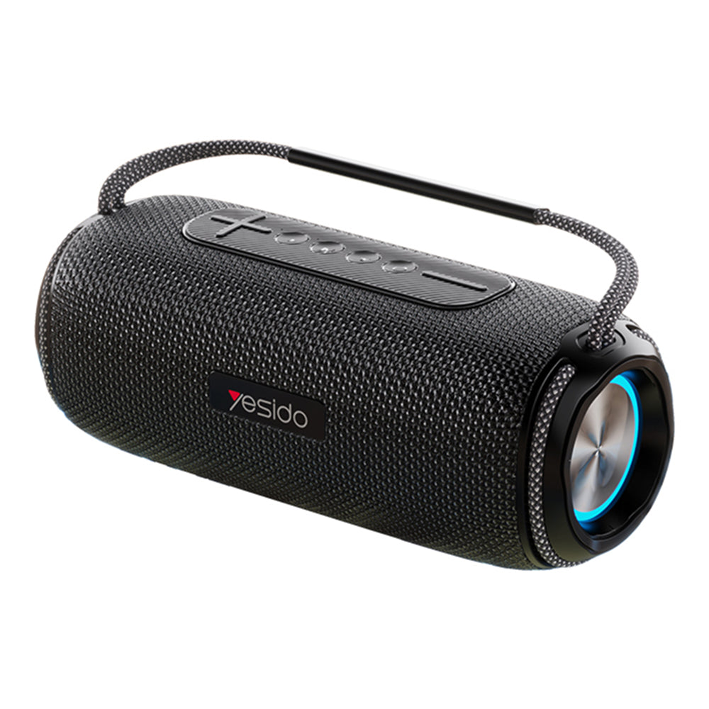 Bärbar Bluetooth-högtalare Yesido YSW11, 40W, RGB, Vattentät, Svart