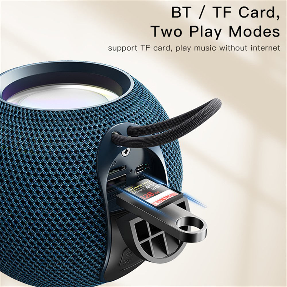 Bärbar Bluetooth-högtalare Yesido YSW13, 5W, RGB, Blå