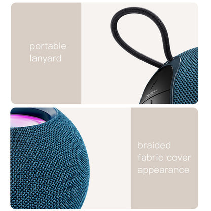 Bärbar Bluetooth-högtalare Yesido YSW13, 5W, RGB, Blå