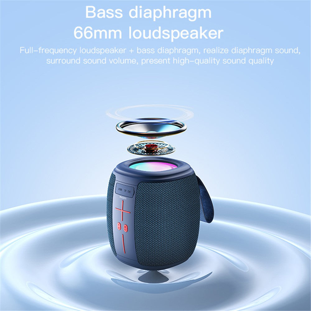 Bärbar Bluetooth-högtalare Yesido YSW14, 5W, RGB, Blå