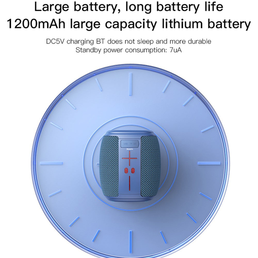 Bärbar Bluetooth-högtalare Yesido YSW14, 5W, RGB, Blå