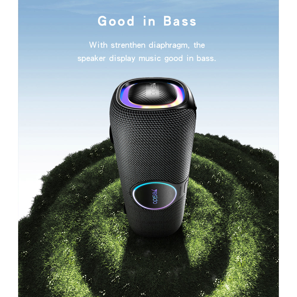 Bluetooth-högtalare Yesido YSW21 Karaoke, 120W, RGB, Vattentät, Svart